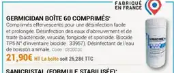 Agrial Germicidan boîte 60 comprimés offre