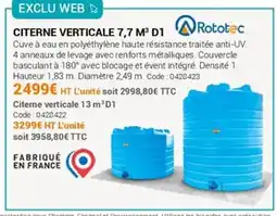 Agrial Citerne verticale offre