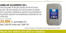 Agrial ADBLUE Clearnox offre