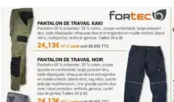 Agrial Pantalon de travail kaki offre