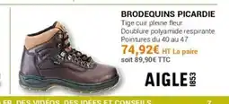 Agrial Brodequins picardie offre