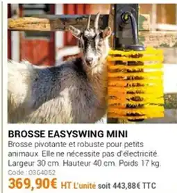 Agrial Brosse easyswing mini offre
