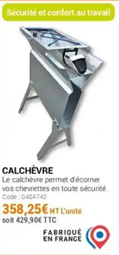 Agrial Calchèvre offre