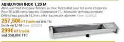Agrial Abreuvoir inox offre