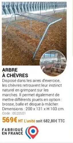 Agrial Arbre à chèvres offre