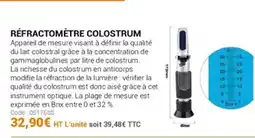 Agrial Réfractomètre colostrum offre
