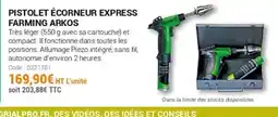 Agrial Pistolet écorneur express farming arkos offre