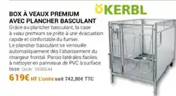 Agrial Box à veaux premium avec plancher basculant offre