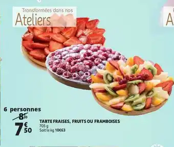 Tarte Fraises, Fruits Ou Framboises