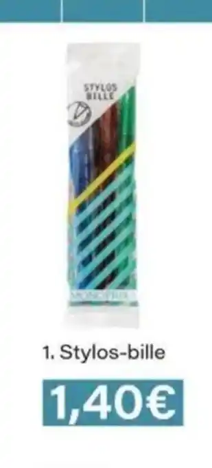 Monop' Stylos-bille offre