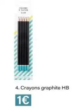 Monop' Crayons graphite HB offre