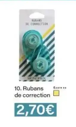 Monop' Rubans de correction offre