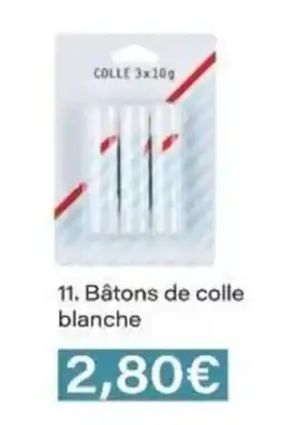 Monop' Bâtons de colle blanche offre