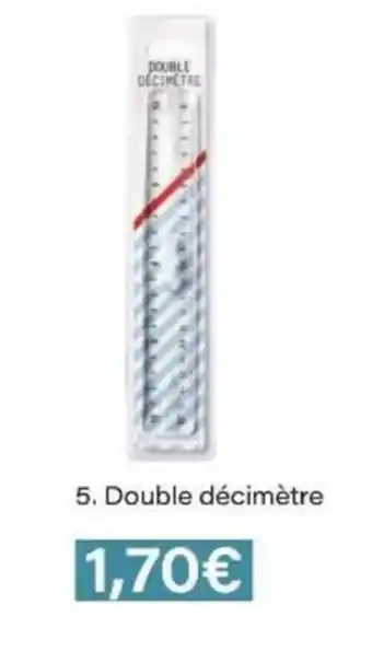 Monop' Double décimétre offre