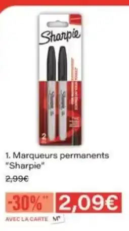 Monop' SHARPIE Marqueurs permanents offre