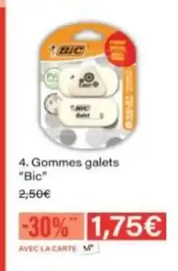 Monop' BIC Gommes galets offre