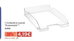 Monop' EXACOMPTA Corbeille à courrier offre