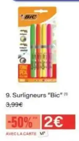 Monop' BIC Surligneurs offre
