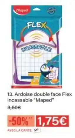 Monop' MAPED Ardoise double face Flex incassable offre