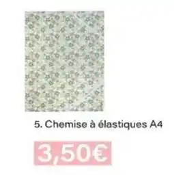 Monop' Chemise à élastiques A4 offre