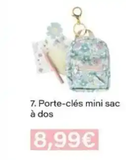 Monop' Porte-clés mini sac à dos offre