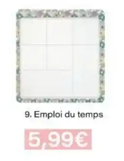 Monop' Emploi du temps offre