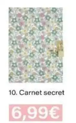 Monop' Carnet secret offre