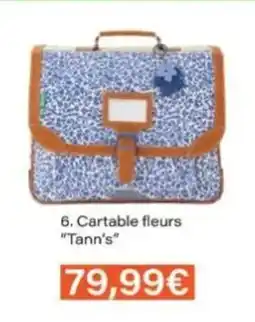 Monop' TANN'S Cartable fleurs offre
