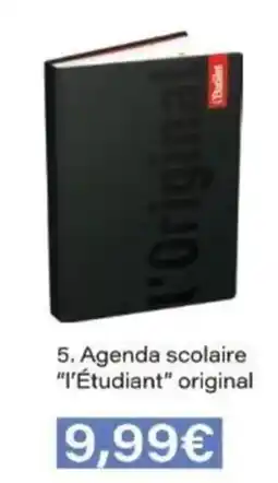 Monop' L'ÉTUDIANT Agenda scolaire original offre