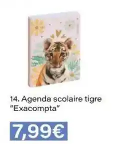 Monop' EXACOMPTA Agenda scolaire tigre offre
