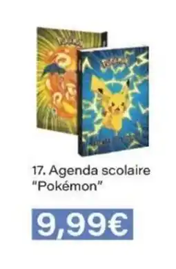 Monop' POKÉMON Agenda scolaire offre