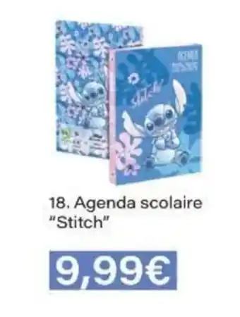 Monop' STITCH Agenda scolaire offre
