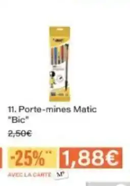 Monop' BIC Porte-mines Matic offre