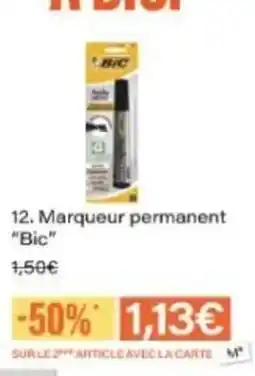 Monop' BIC Marqueur permanent offre