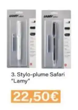 Monop' LAMY Stylo-plume Safari offre