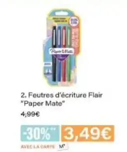 Monop' PAPER MATE Feutres d'écriture Flair offre