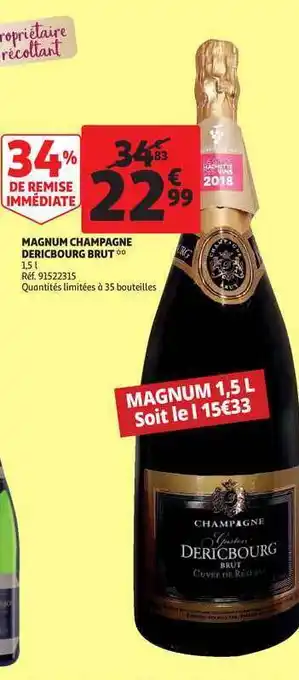 Magnum Champagne Dericbourg Brut