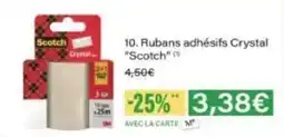 Monop' SCOTCH Rubans adhésifs Crystal offre