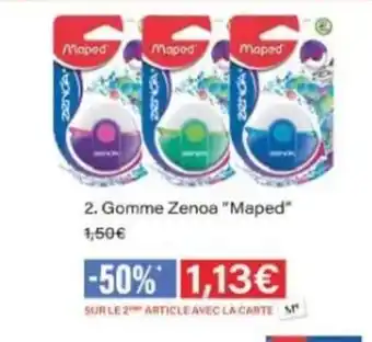 Monop' MAPED Gomme Zenoa offre