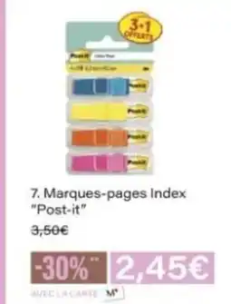 Monop' POST-IT Marques-pages Index offre