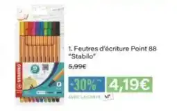 Monop' STABILO Feutres d'écriture Point 88 offre