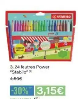 Monop' STABILO 24 feutres Power offre