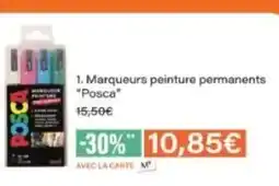 Monop' POSCA Marqueurs peinture permanents offre