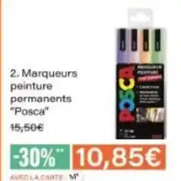 Monop' POSCA Marqueurs peinture permanents offre