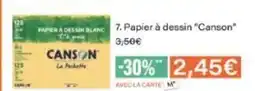 Monop' CANSON Papier à dessin offre