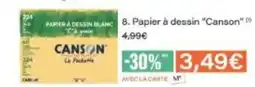 Monop' CANSON Papier à dessin offre