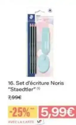 Monop' STAEDTLER Set d'écriture Noris offre