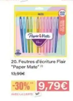 Monop' PAPER MATE Feutres d'écriture Flair offre