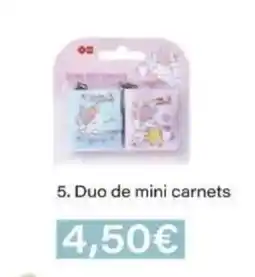 Monop' Duo de mini carnets offre
