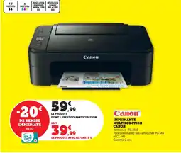 Hyper U Imprimante multifonction canon offre